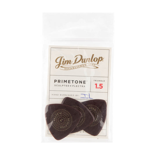 Dunlop Player's Pack | Primetone® Triangle Smooth Pick 1.5mm | 3-Pack