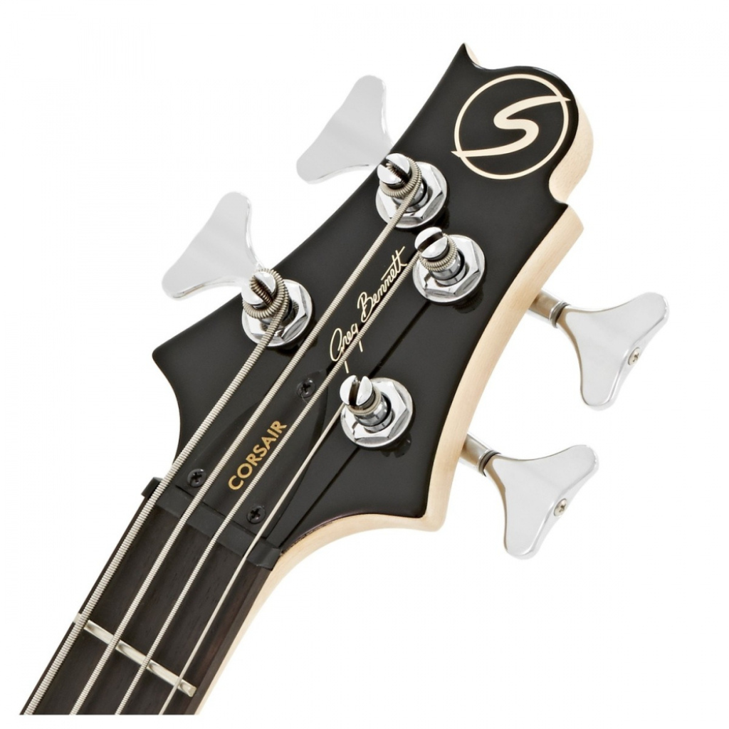 Samick MCR1BK Greg Bennett Corsair Mini Bass | Black | 1/2 Size