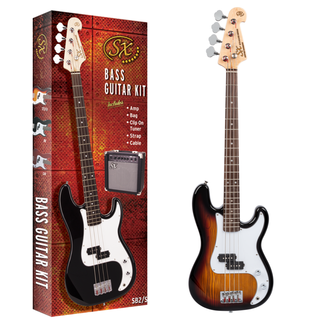 SX P Bass & Amp Package | Tobacco Sunburst