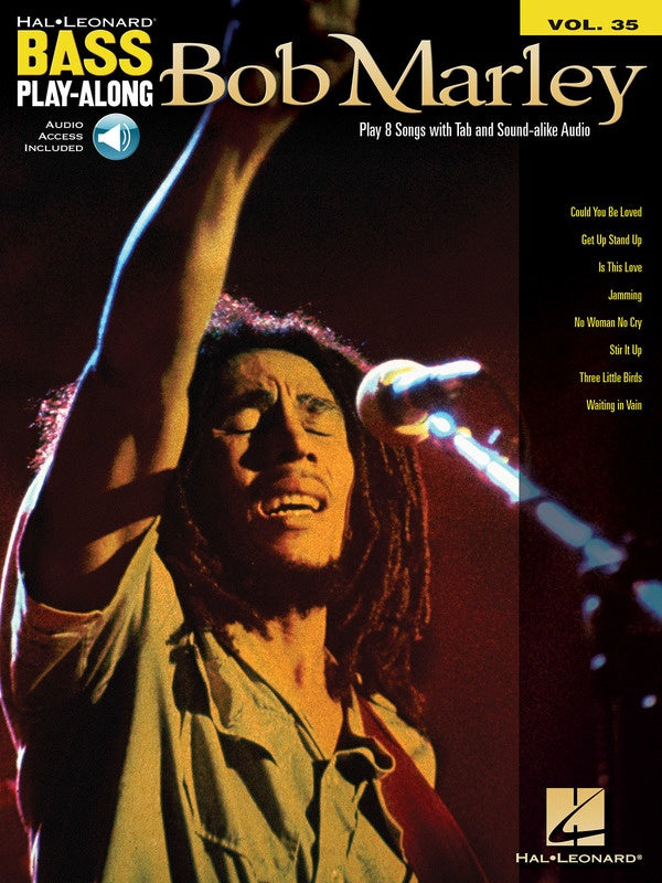Bob Marley Bass Play Along Bk/Cd V35