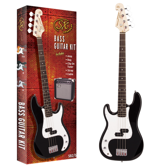 SX Bass & Amp Package | Black | Left Handed