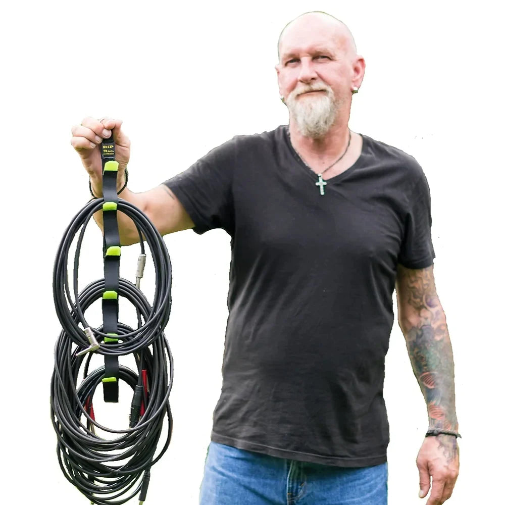 Rip-Rac Lead Rack Storage System | Suits 5 x 10mt Cable | Green