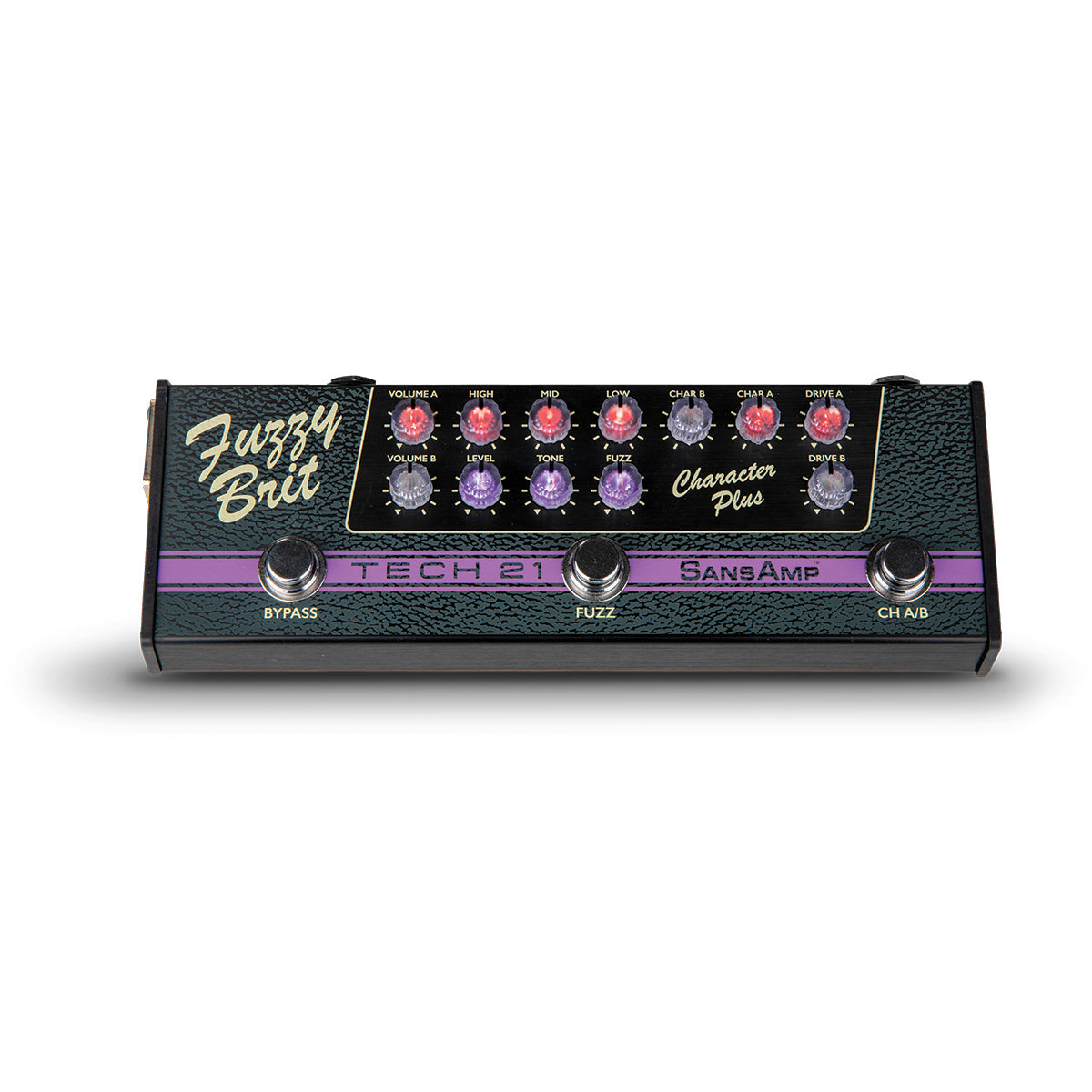 Tech 21 Sansamp Character Plus Series Fuzzy Brit Pedal