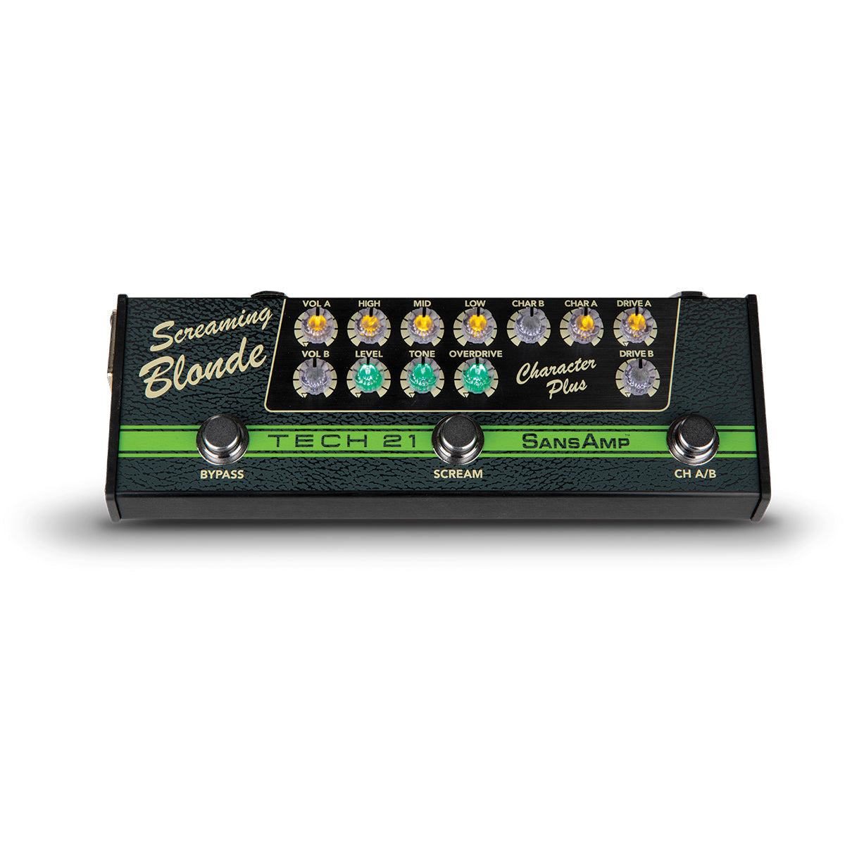 Tech 21 Sansamp Character Plus Series Screaming Blonde Pedal