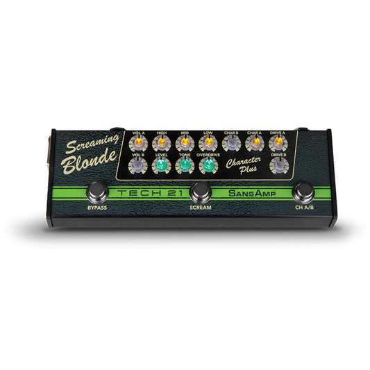 Tech 21 Sansamp Character Plus Series Screaming Blonde Pedal