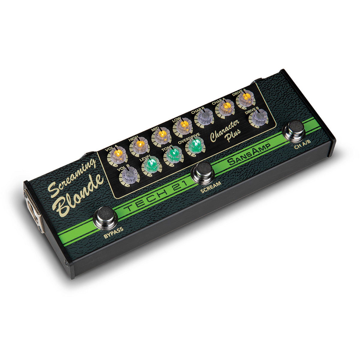 Tech 21 Sansamp Character Plus Series Screaming Blonde Pedal