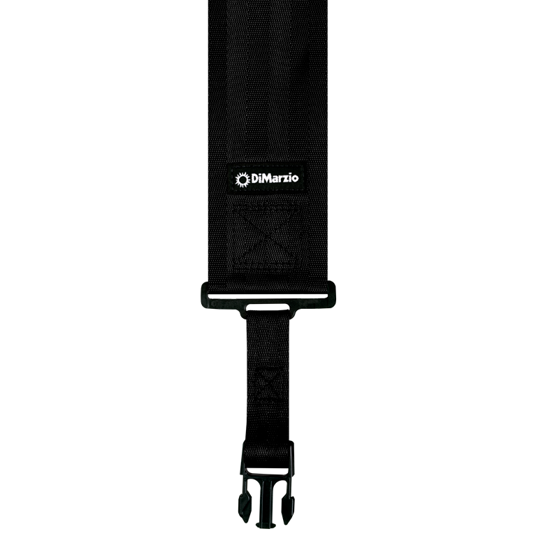 DiMarzio 3" Nylon Cliplock® Bass Strap | Black