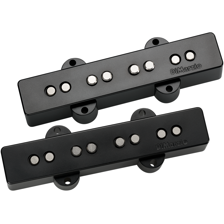 DiMarzio Area J: Neck & Bridge Bass Pickup Set DP249B Black Finish