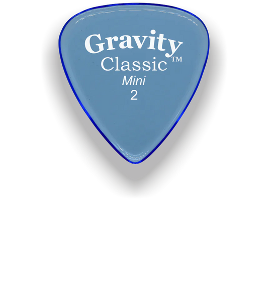 Gravity Picks Classic Mini 2mm Polished | Blue
