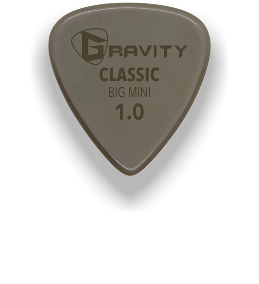 Gravity Picks Classic Gold Big Mini 1.0mm Polished | Tan