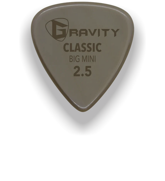 Gravity Picks Classic Gold Big Mini 2.5mm Polished | Tan