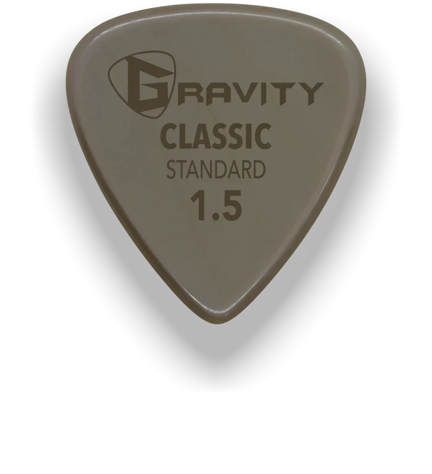 Gravity Picks Classic Gold Standard 1.5mm Polished | Tan