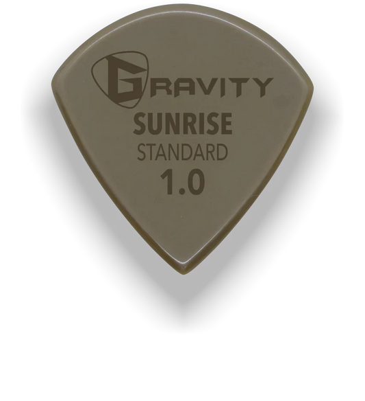 Gravity Picks Sunrise Gold Standard 1mm Polished | Tan