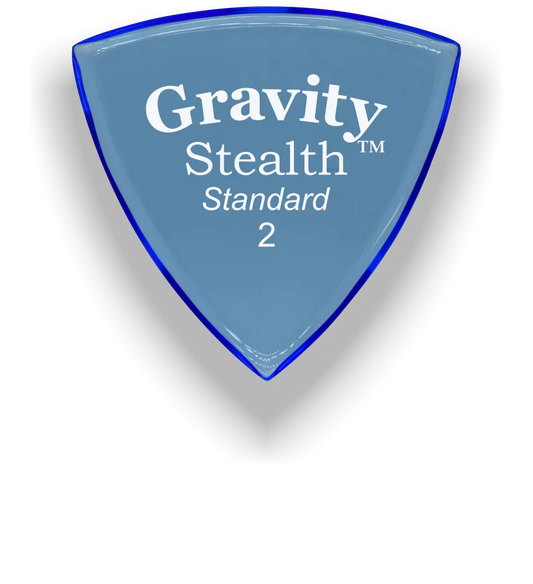 Gravity Picks Stealth Standard 2mm Master Finish | Blue