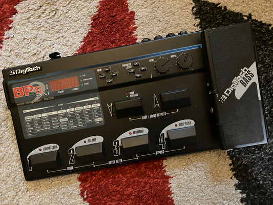 DigiTech BP8 Valve Vacuum Tube Bass Preamp/Processor