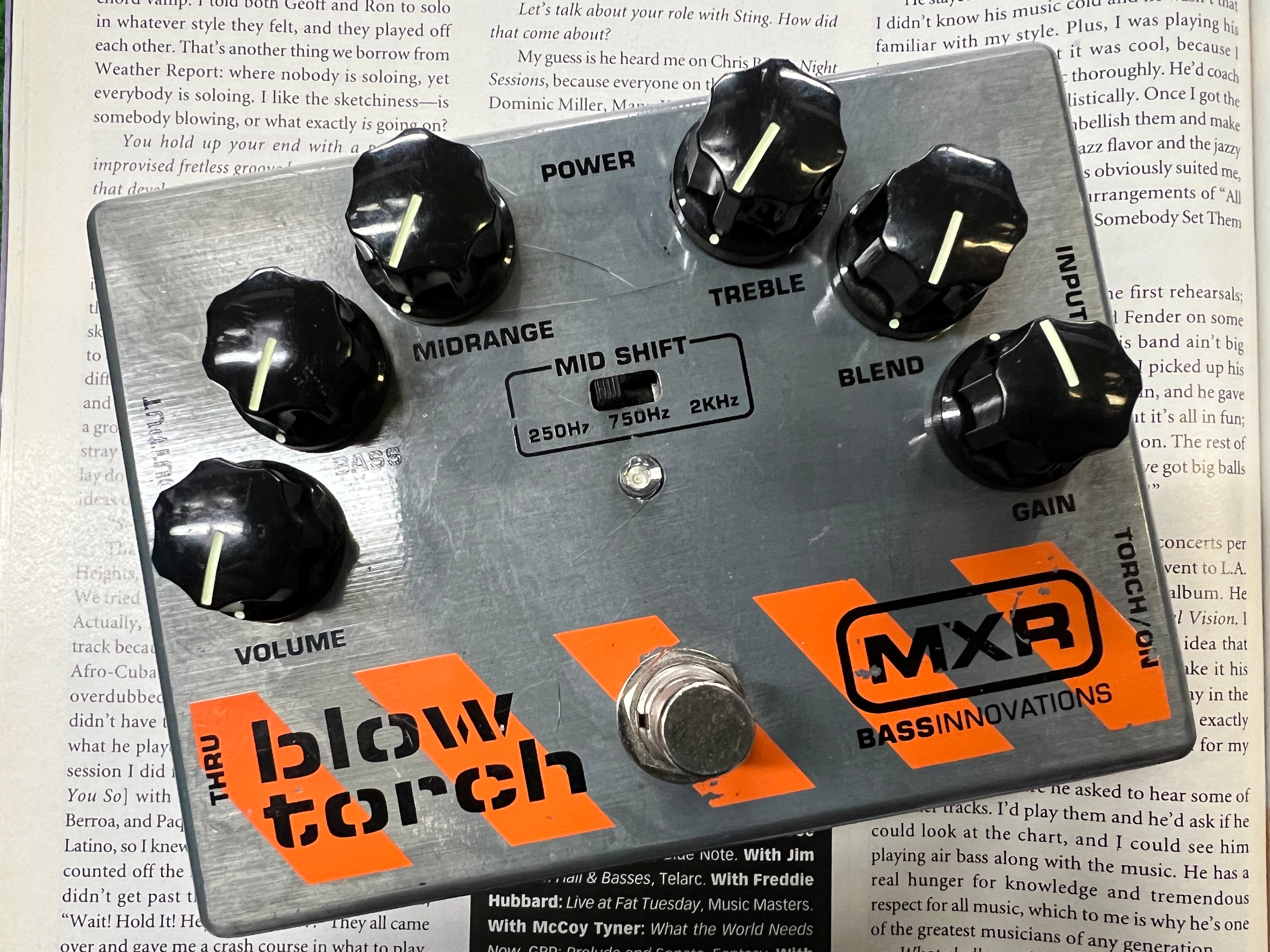 MXR M-181 Blow Torch Bass Distortion – Bass Workshop- Sales