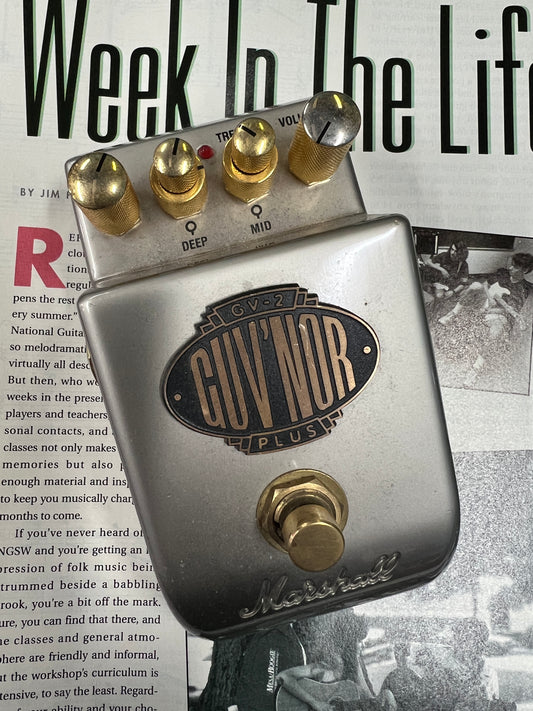 Marshall GV-2 Guv'Nor Plus Overdrive Pedal