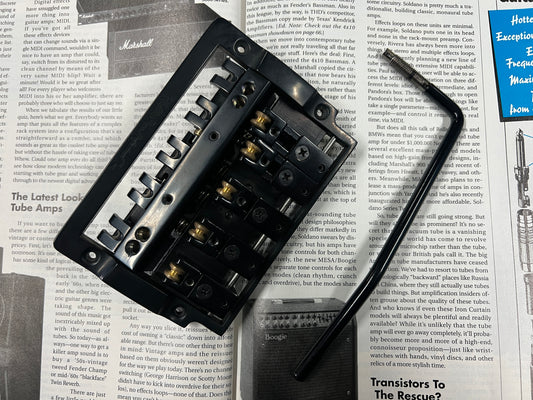 Kahler 2400 Series 5 String Bass Trem Bridge | Black