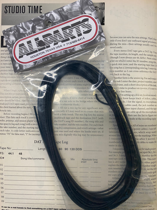 Cloth Wire (Vintage style/Black)