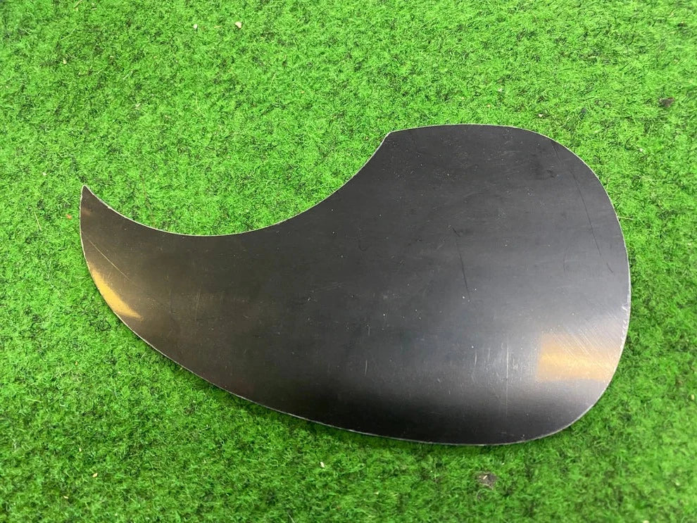 Self-sticking Pickguard for Acoustic Guitar (Black) | Left-Handed