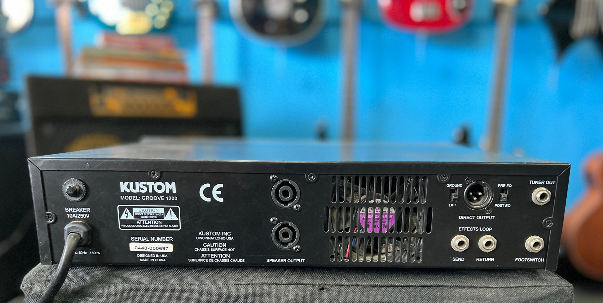 Kustom Groovebass 1200 Bass Amp Head