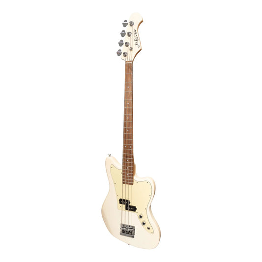J&D Luthiers JM-Style Electric Bass Guitar | 4-String | Cream