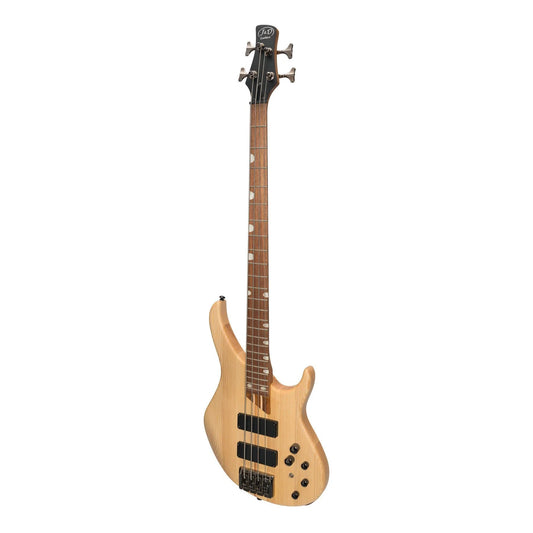 J&D Luthiers 48 Series Electric Bass Guitar | 4-String | Natural Satin