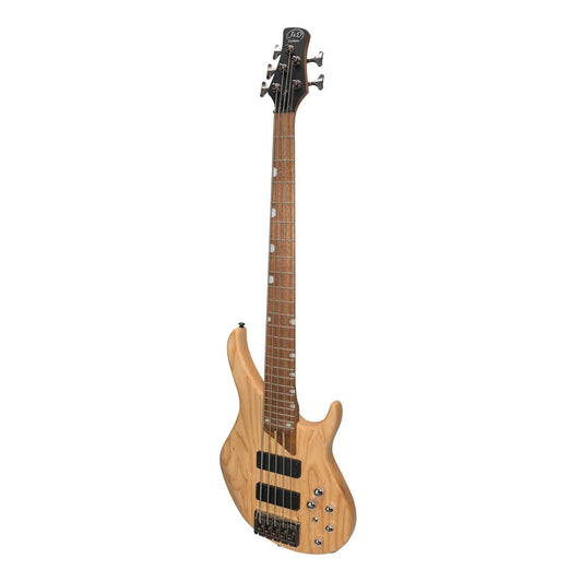 J&D Luthiers 48 Series Electric Bass Guitar | 5-String | Natural Satin