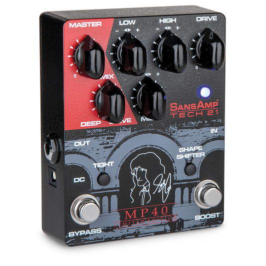 Tech 21 Sansamp MP40 Ltd Ed. Geddy Lee Signature 40th Ann. 'Moving Pictures' Pedal
