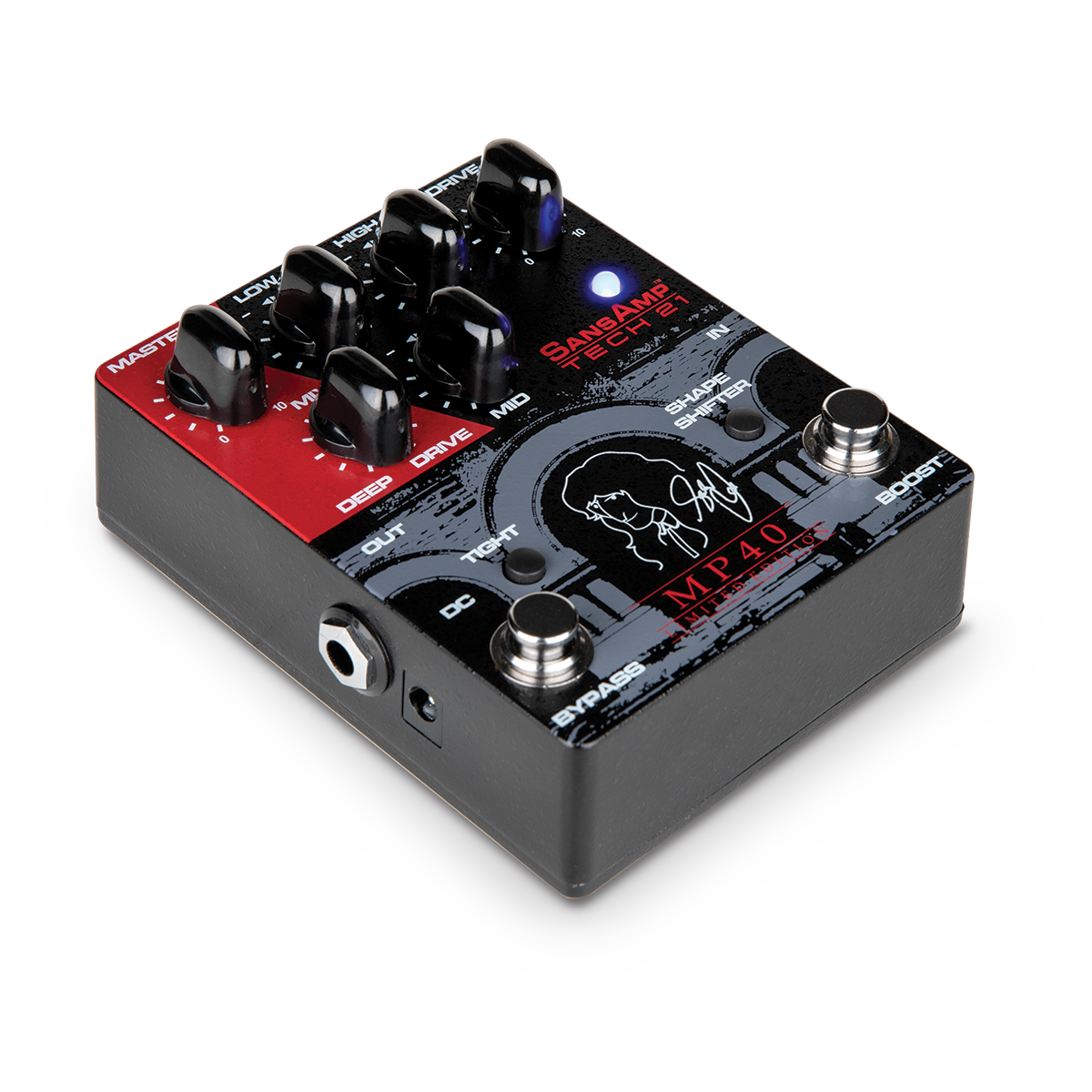 Tech 21 Sansamp MP40 Ltd Ed. Geddy Lee Signature 40th Ann. 'Moving Pictures' Pedal