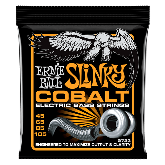 Ernie Ball P02733 Hybrid Slinky Cobalt Electric Bass Strings 45-105 Gauge