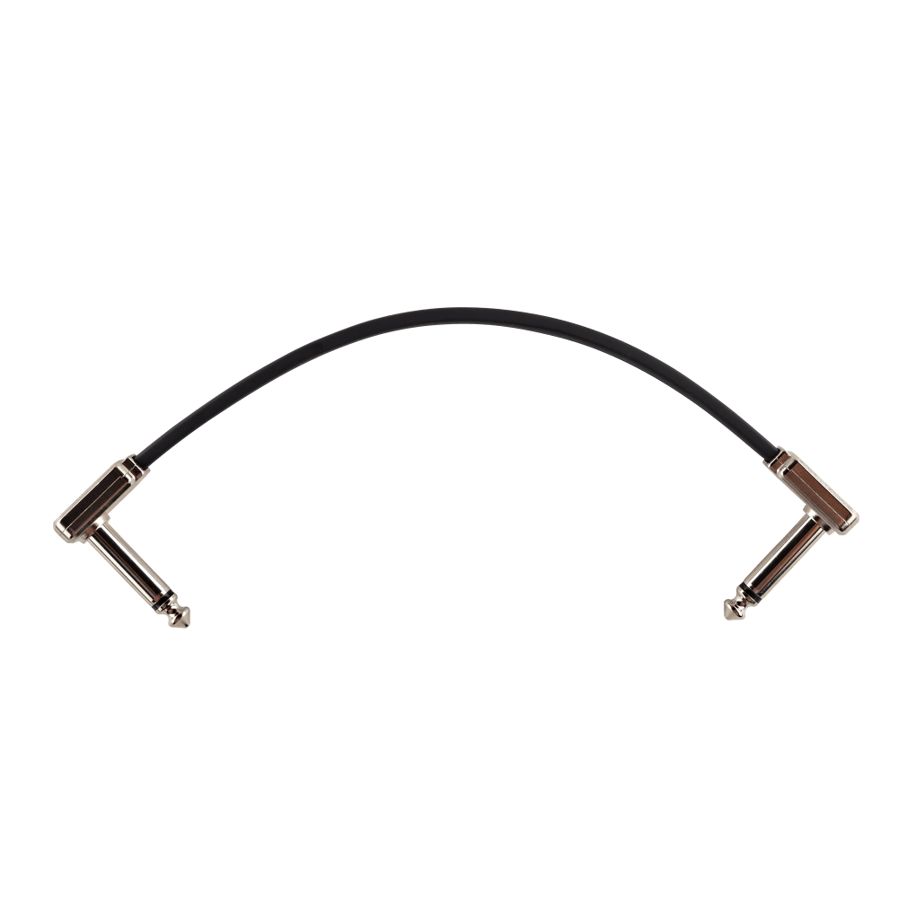 Ernie Ball 6" Single Flat Ribbon Patch Cable - Black