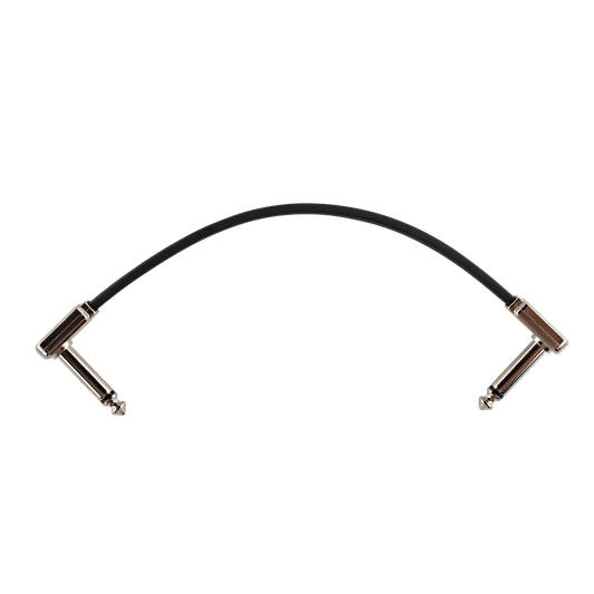 Ernie Ball 6" Single Flat Ribbon Patch Cable - Black