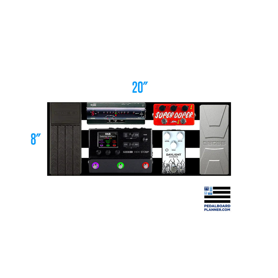 Pedaltrain PT-M20-HC Metro 20 | Hard Case
