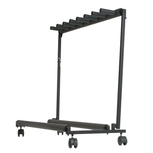 Xtreme Pro GS807W Multi Guitar Stand w/ Wheels | Holds 7 Guitars | Black