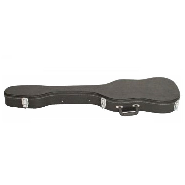 V-Case Precision & Jazz Shaped. Plywood Bass Case | Black Vinyl