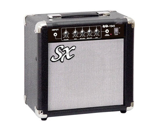 SX ABA1565 15w Bass Practice Ampliofier | Black