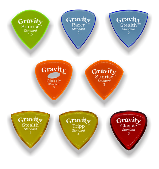 Gravity Picks Thick Pick Variety Pack | 8-Pack