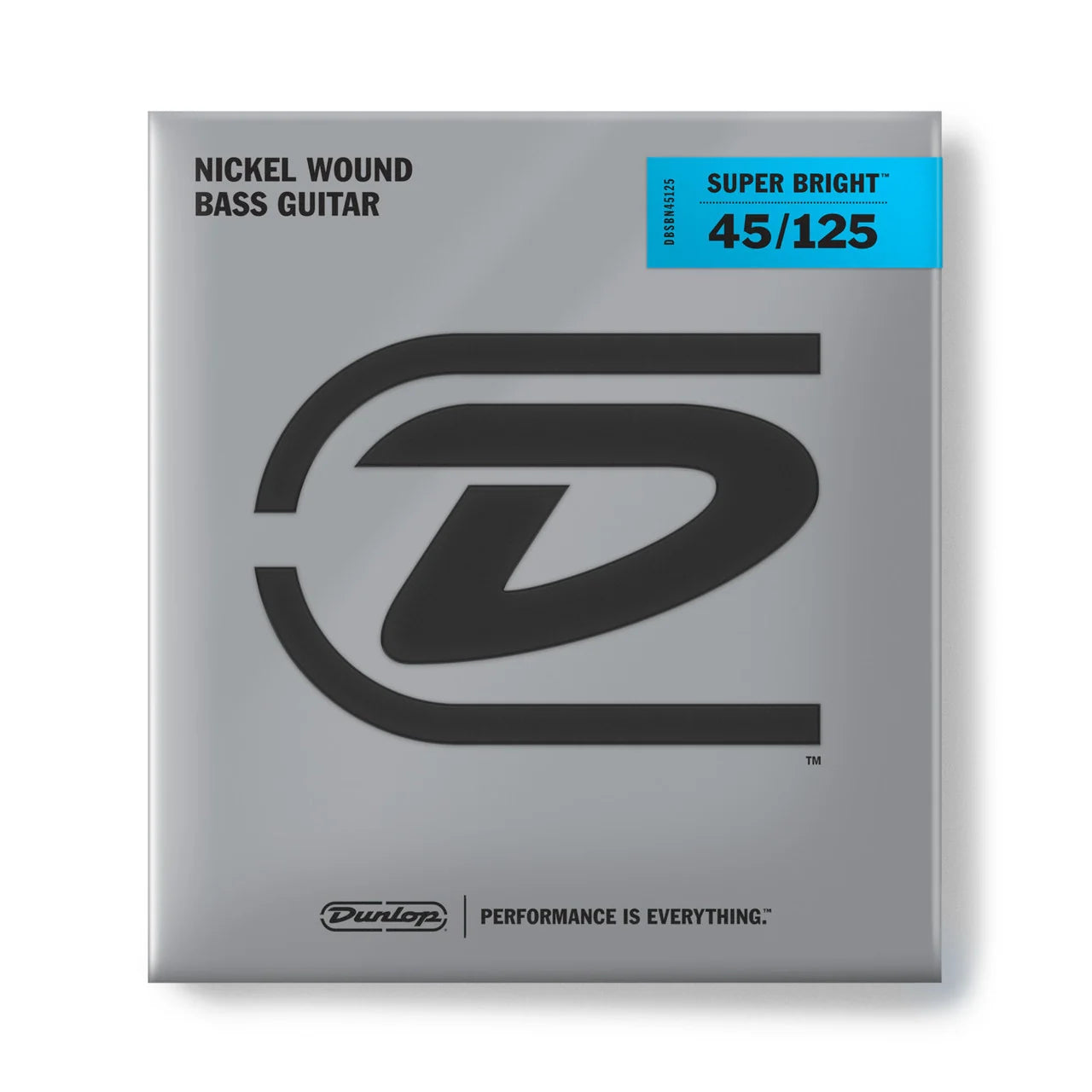Dunlop DBSBN45125 Super Bright Nickel Wound Bass Strings 45-125 Gauge | 5-String