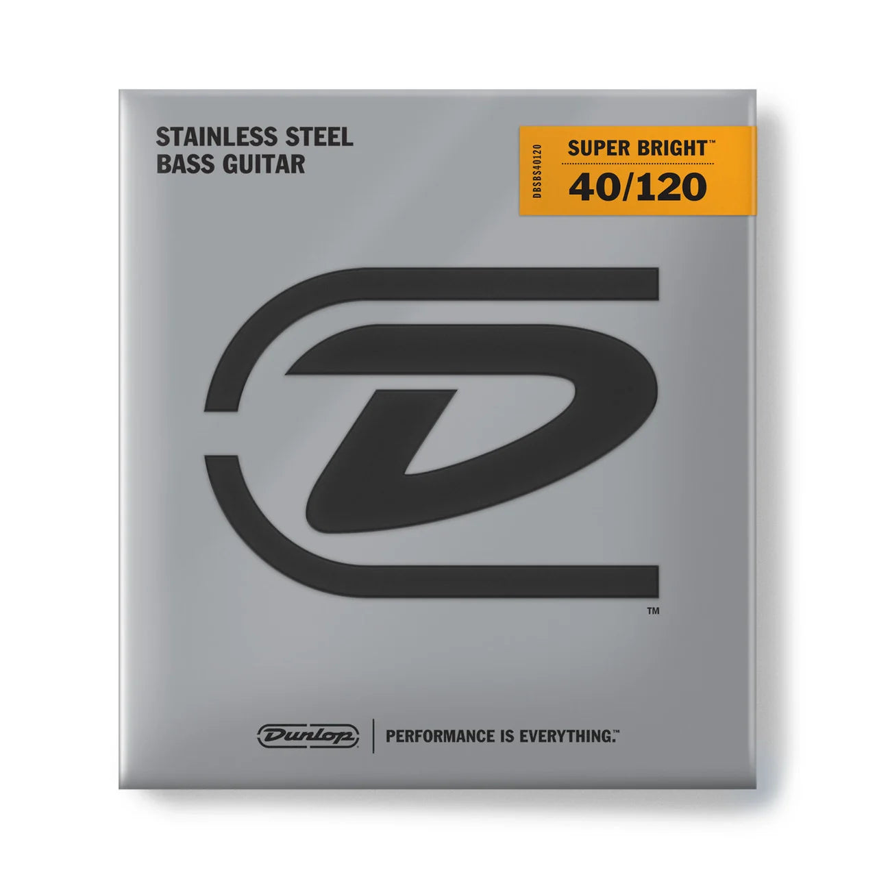 Dunlop DBSBS40120 Super Bright Stainless Steel Bass Strings 40-120 Gauge | 5-String