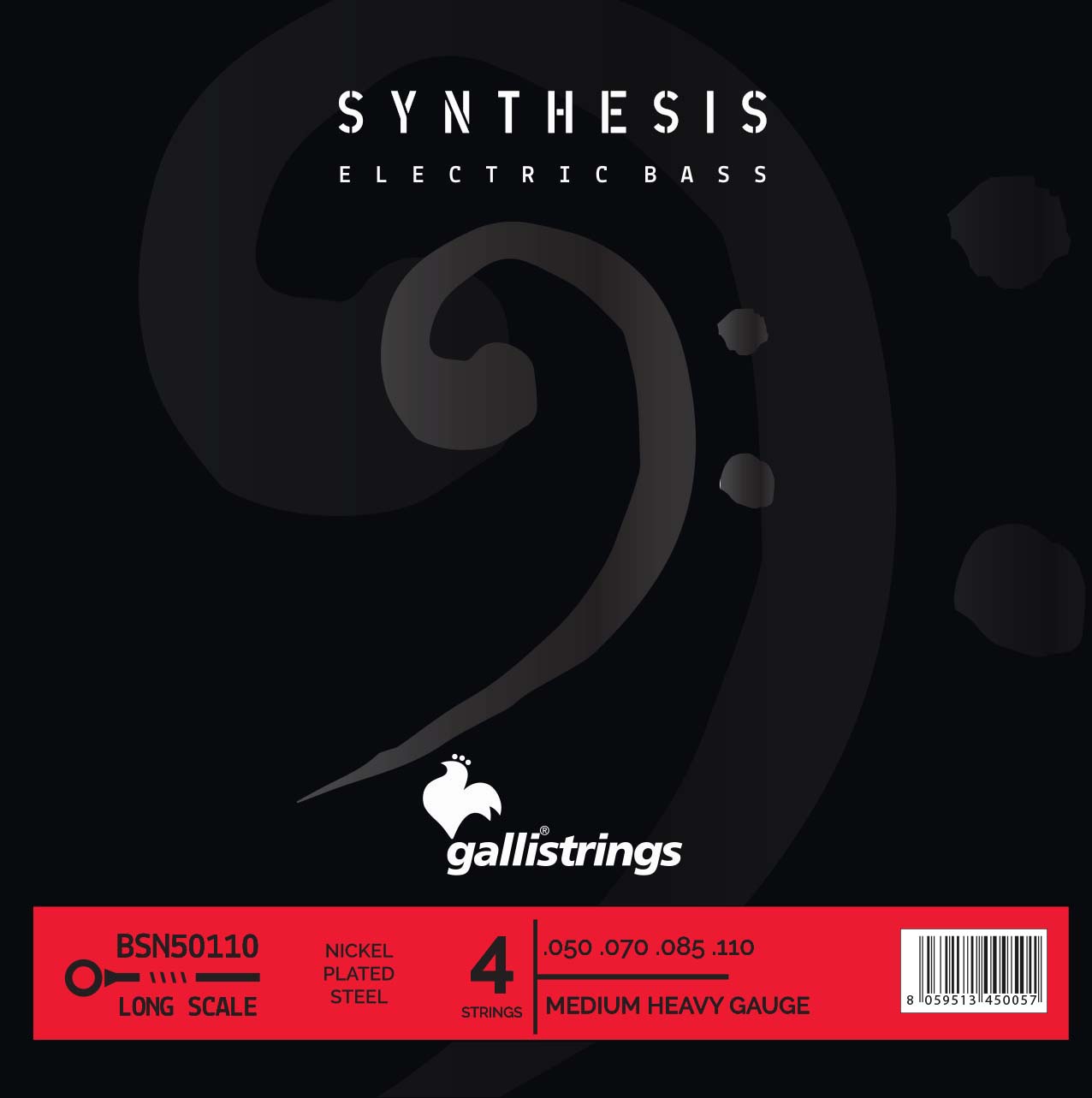 Galli BSN50110 XT Synthesis Bass String Set Medium Heavy Gauge | 50-110