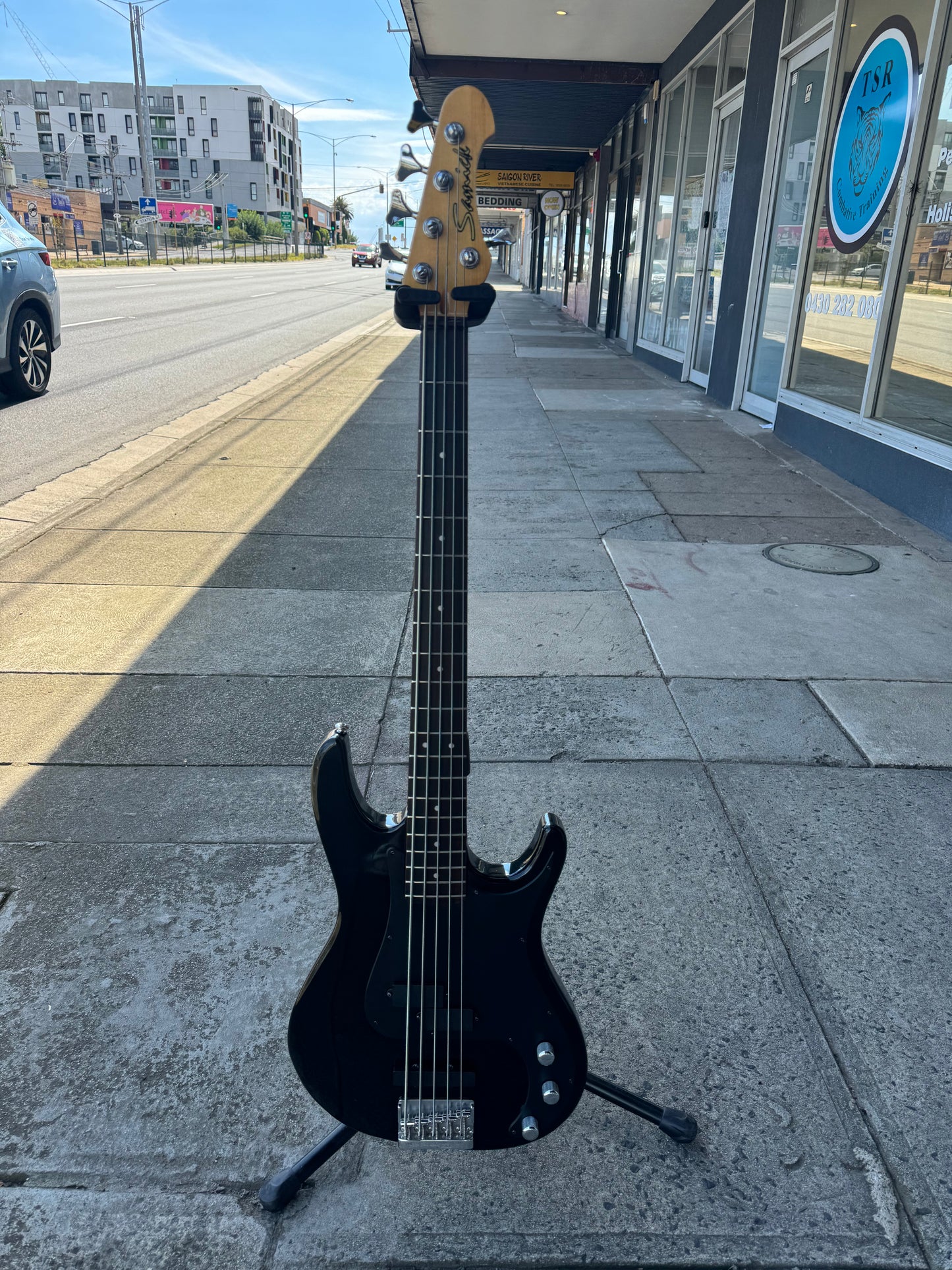 Samick PJ 5-String Electric Bass | Black