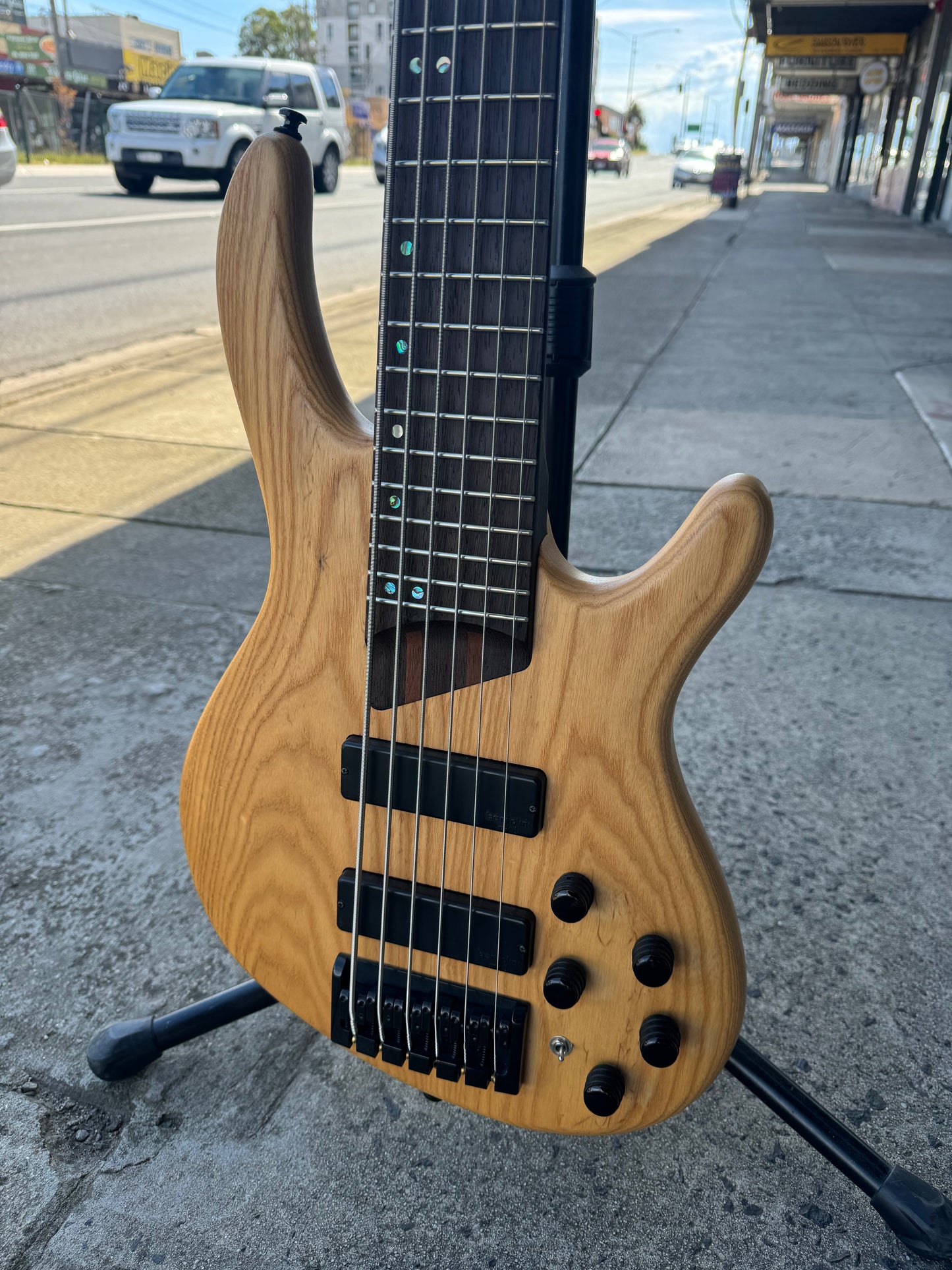 Cort B6 Plus 6-String Bass Guitar | Natural