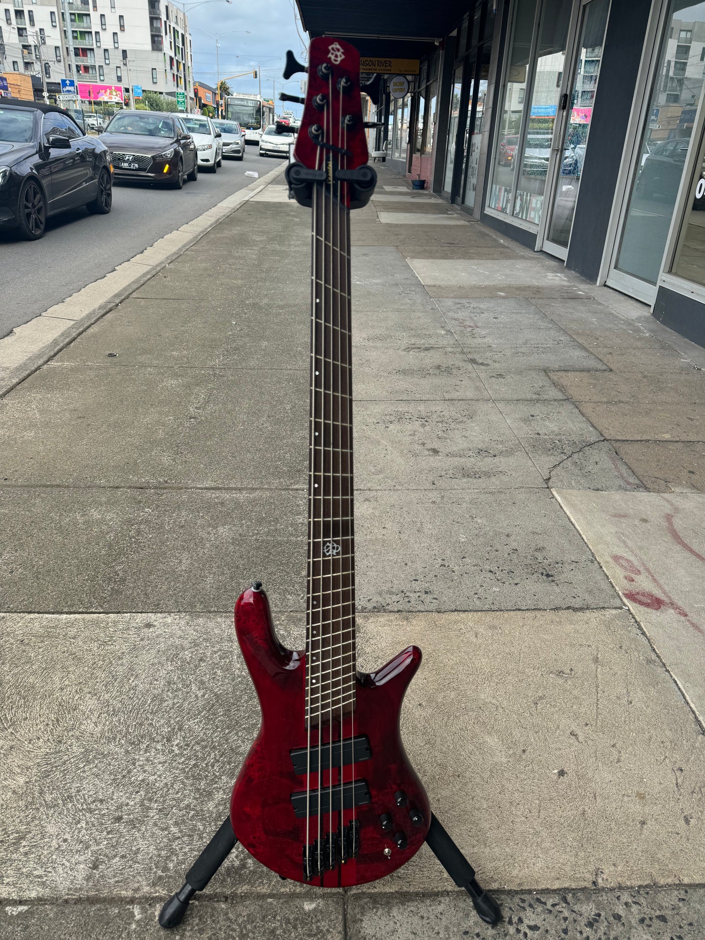 Spector NS Dimension 5 Multiscale Bass | Inferno Red