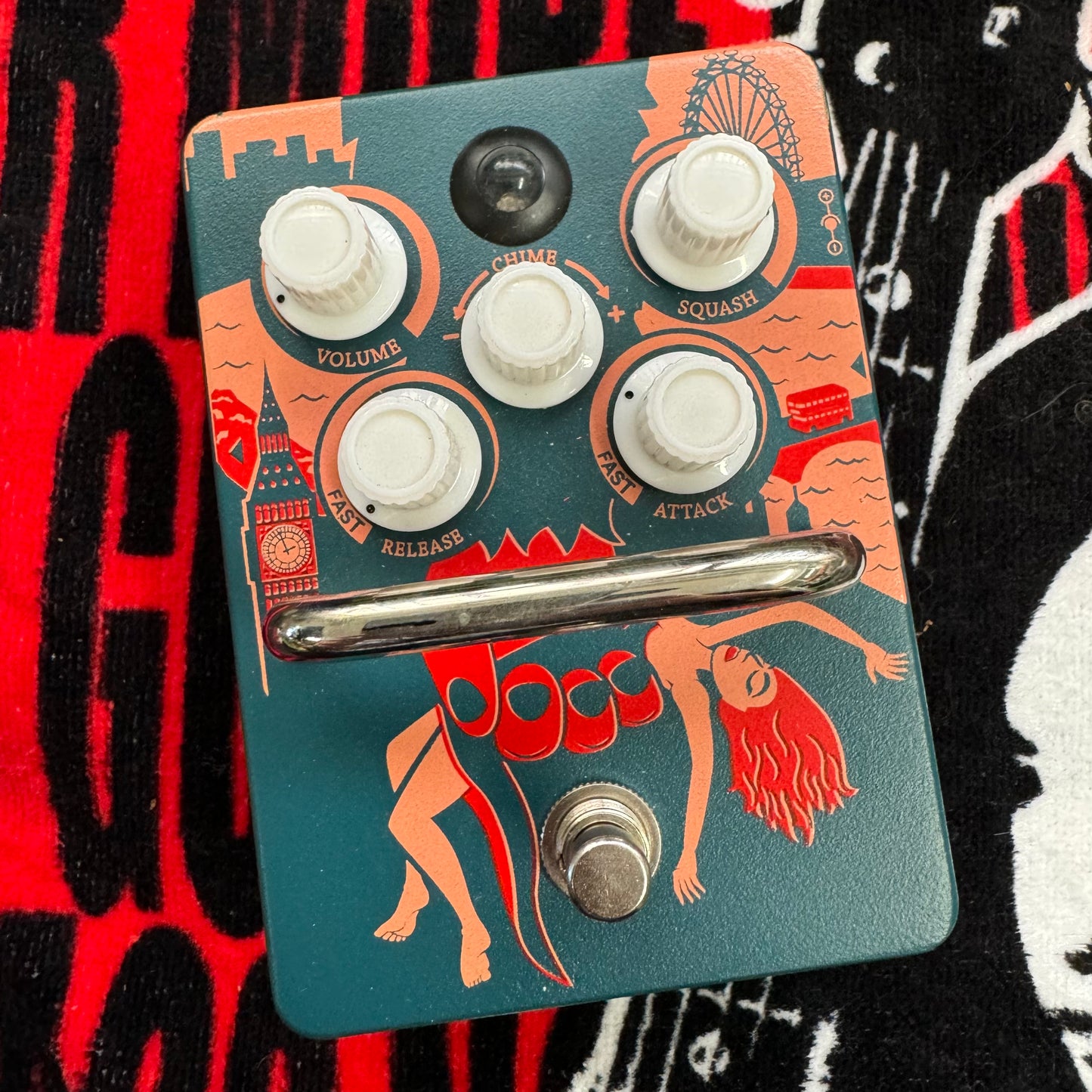 Orange Kongpressor Class A Compression Pedal