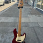 Fender Jazz Bass w/DiMarzio UJ p/ups & Babicz  | Red