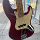 Fender Jazz Bass w/DiMarzio UJ p/ups & Babicz  | Red