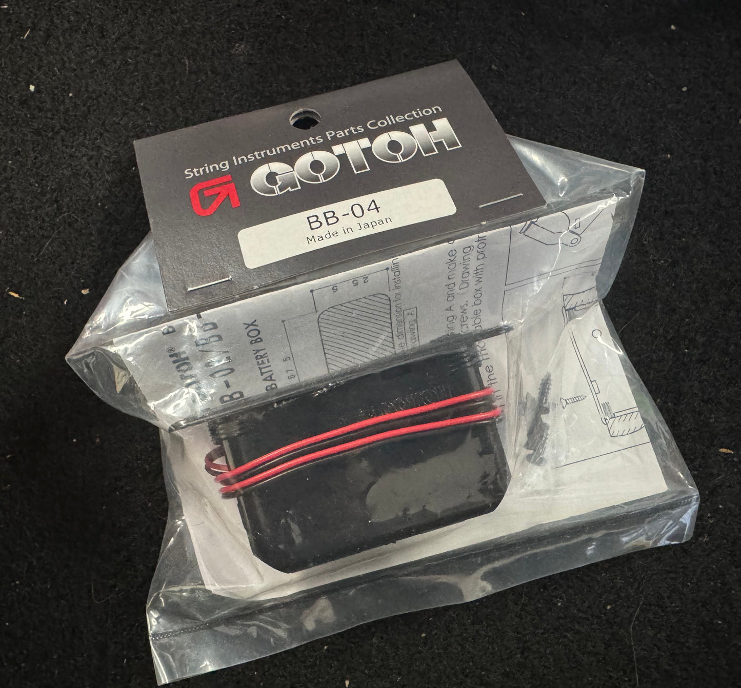 Gotoh BB-04 9v Battery Box | Made in Japan