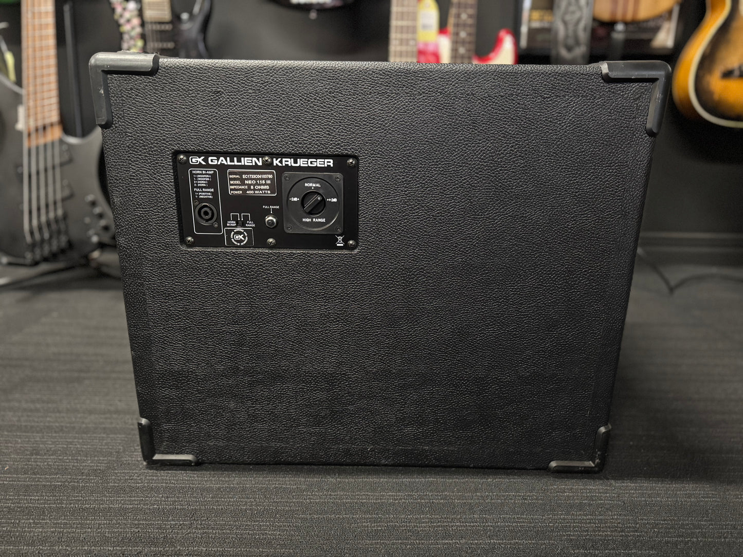 Gallien-Krueger NEO 115 III 400w 8Ω Bass Speaker Cabinet