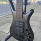 Warwick Corvette $$ 5-String Electric Bass Guitar | Trans Black